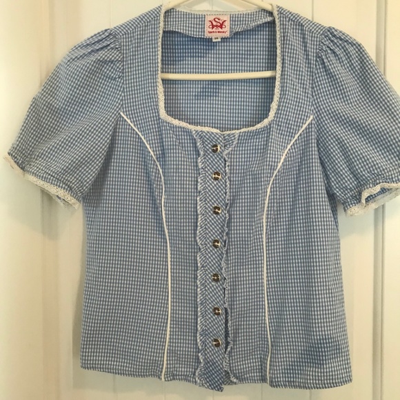 Dirndl (Bavarian shirt) corsage - Picture 1 of 4